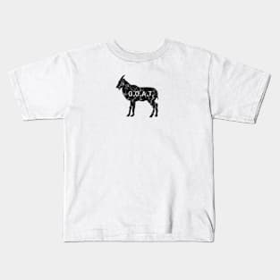 GOAT - Greatest of all time! Kids T-Shirt